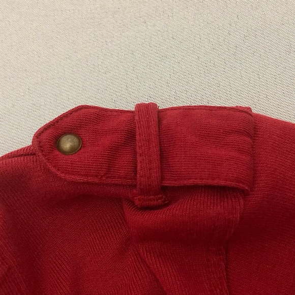 💫 Talbots 100% Pima Cotton Red Long Sleeve Top Size XL - Picture 5 of 11